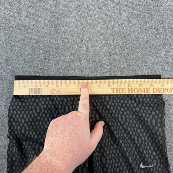 Nike Dri-Fit‎ Tights Womens Medium Black Run Fast Live Fearless Spotted Workout - Picture 11 of 15